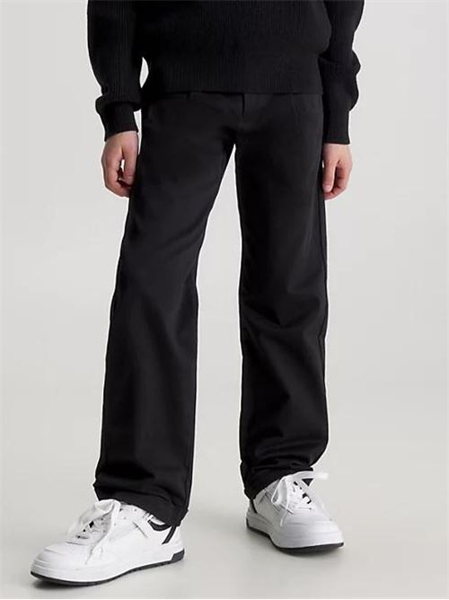 CEREMONY STRAIGHT LEG PANTS CALVIN KLEIN JEANS | IB0IB01811/BEH